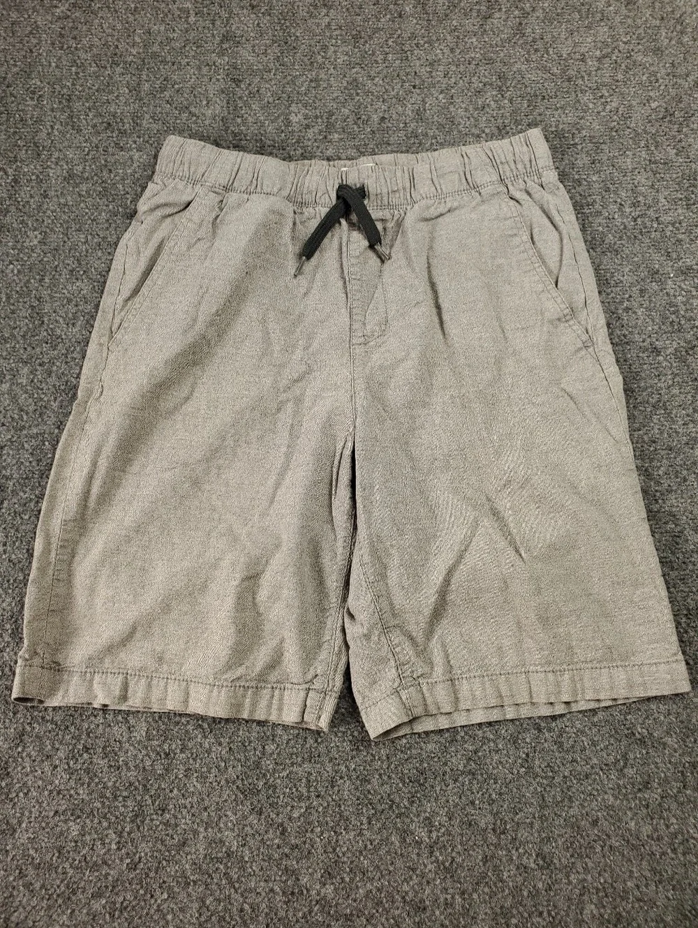 Old Navy Youth Boys 2XL Jogger Shorts Lot Of 2 Gray Drawstring Elastic Waist